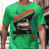 Vintage Retro Car Graphic Majica, Unique Artistic Klasična Car Dizajn Majica, Stilska Old Car Printed Košulja, Cool Graphic Majica