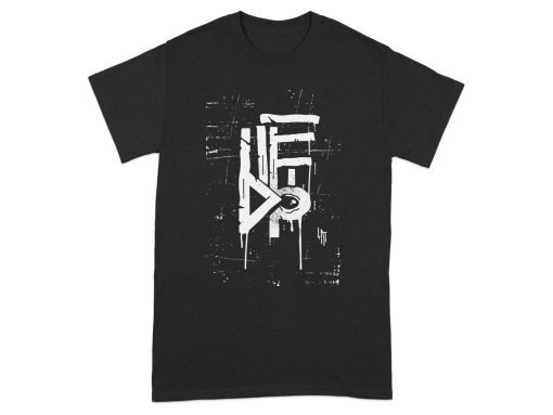 Unikatni crno beli grafički dizajn modernih T-Shirts