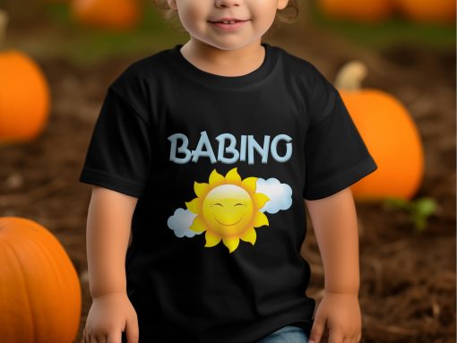 Smeškano Sunce Dizajn BABING T-Shirts