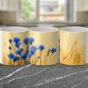 Beautiful Field Sa Plava Cornflower Soljas