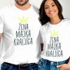 Žena Majka Kraljica Graphic Print T-majicas