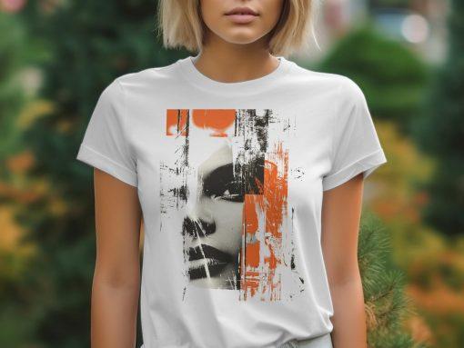 Modern Artistic Print Graphic Design T-Shirts