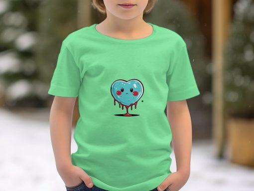 Izuzetno slatki dizajn srca na muškim T-Shirts