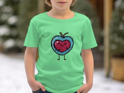 Sweet and Adorable Cartoon Heart Character T-Shirts