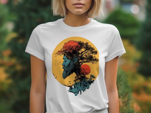 Colorful Artistic Design Nature Inspired T-Shirts