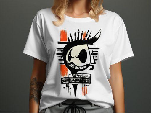 Jedinstveni dizajn sa likom motivisanim stripovima T-Shirts