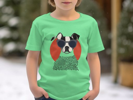 Cool Dog Dugih Rukava T Majicas, Moderna Dog Majica, Dog Sa Naočare Za Sunce Apparel, Gift Za Dog Lovers, Unique Canine Dizajn, Stilska Dog Košulja