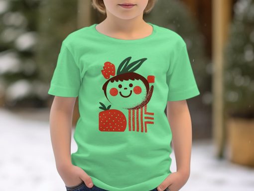 Dugih Rukava T Majicas, Strawberry Girl Art, Graphic Majica, Cute Fruit Dizajn, Moderna Apparel, Modna Dugih Rukava, Unique Dizajn