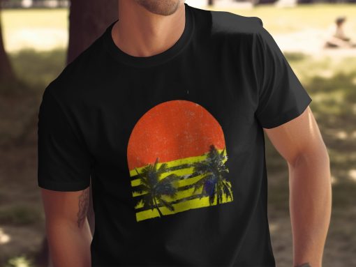 Letnja Feeling Palm Trees Graphic Print Image Majica