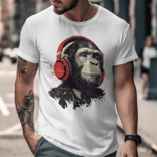 Muška majica 'Music Monkey' - Urban dizajn