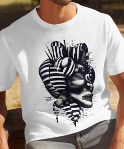 Muška majica 'Optical Art' - Moderna umetnost