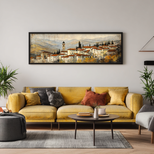 Apstraktno platno 'Creatorium Serbian Ecommerce Framed Panoramic 30x90cm To 50x1 624a010f 37d0 42ee Aafa 692c1f6674a8 2' - Moderna umetnost