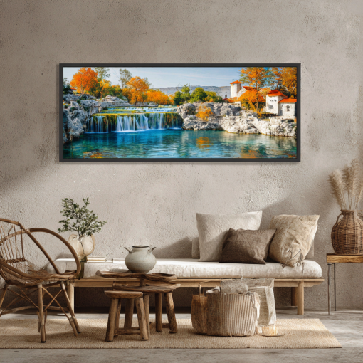 Apstraktno platno 'Creatorium Serbian Ecommerce Framed Panoramic 30x90cm To 50x1 624a010f 37d0 42ee Aafa 692c1f6674a8 3' - Moderna umetnost