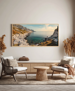 Apstraktno platno 'Creatorium Serbian Ecommerce Framed Panoramic 30x90cm To 50x1 Bb5c4901 F573 45f1 Ba7c 44c6edd61fce 3' - Moderna umetnost