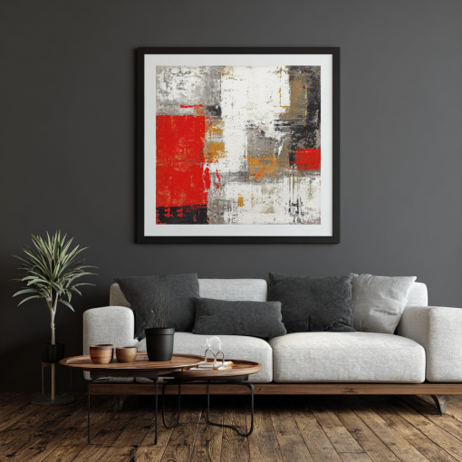 Apstraktno platno 'Creatorium Serbian Ecommerce Framed Square 30x30cm To 80x80cm 8ee944e8 68f9 4bfd A994 2bd6830a75f9 1' - Moderna umetnost