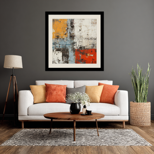 Apstraktno platno 'Creatorium Serbian Ecommerce Framed Square 30x30cm To 80x80cm 8ee944e8 68f9 4bfd A994 2bd6830a75f9 0' - Moderna umetnost