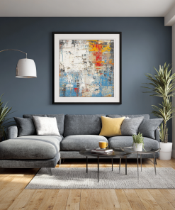 Apstraktno platno 'Creatorium Serbian Ecommerce Framed Square 30x30cm To 80x80cm 8ee944e8 68f9 4bfd A994 2bd6830a75f9 3' - Moderna umetnost