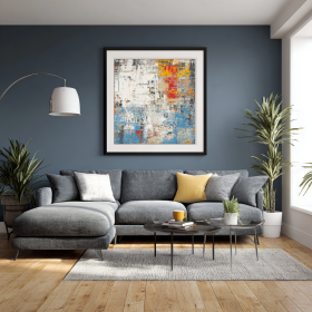 Apstraktno platno 'Creatorium Serbian Ecommerce Framed Square 30x30cm To 80x80cm 8ee944e8 68f9 4bfd A994 2bd6830a75f9 3' - Moderna umetnost