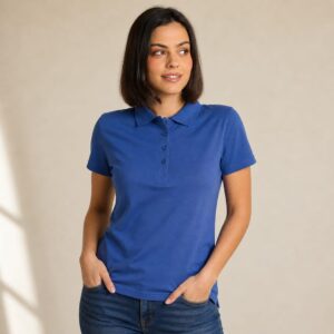 Ženska Majica Glatka Polo Premium Lady - featured
